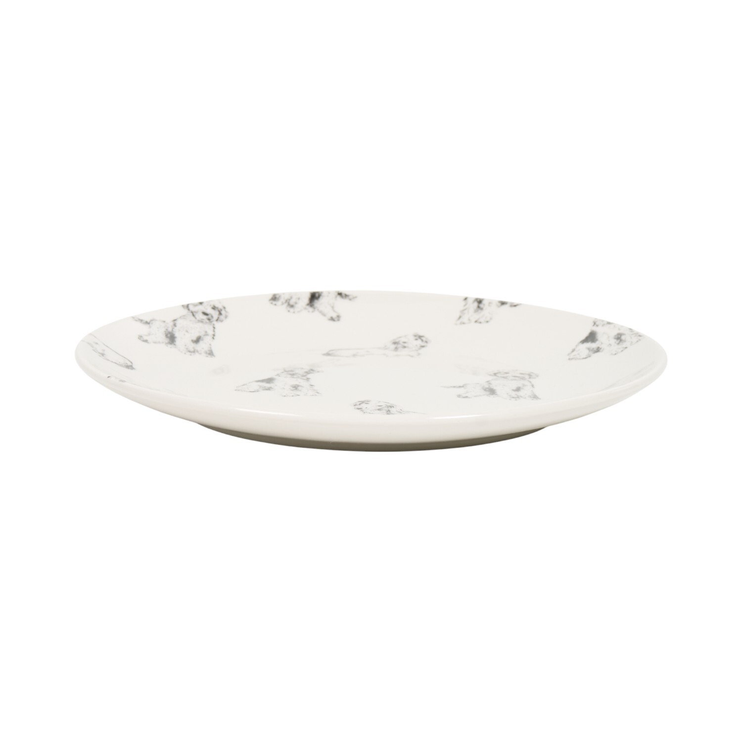 Waggy Tails Side Plate White Image 2