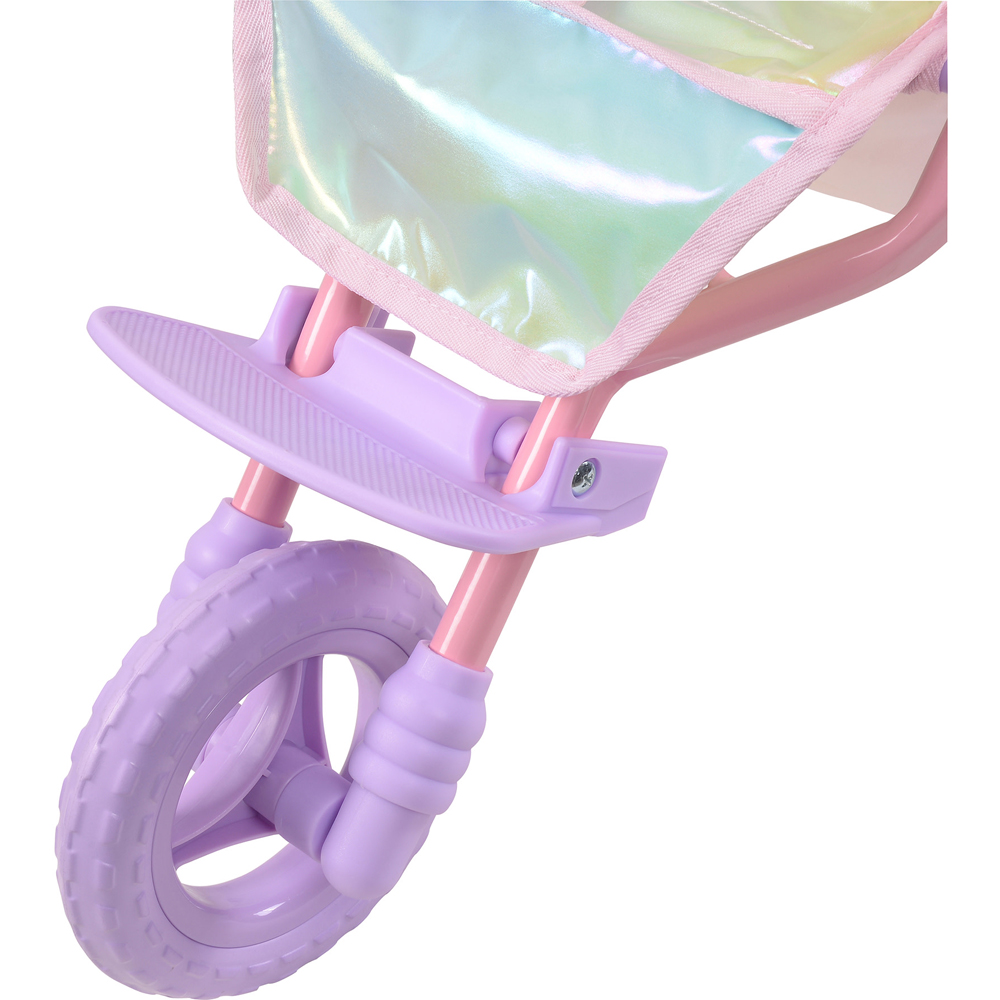 Teamson Kids Olivia's Little World Iridescent Magical Dreamland Baby Doll Jogging Stroller Image 5