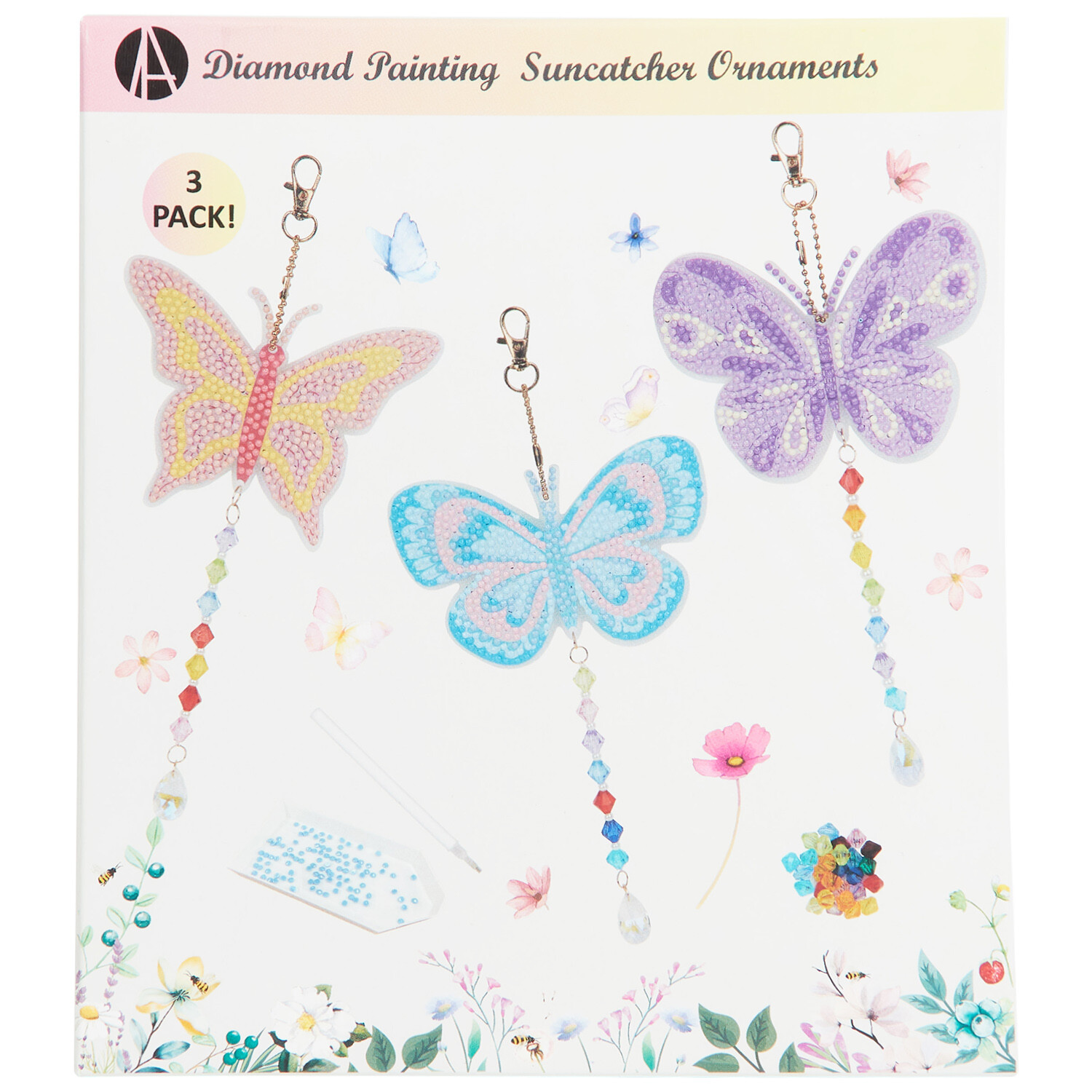 Diamond Painting Suncatcher Ornaments - Multicolour Image 1