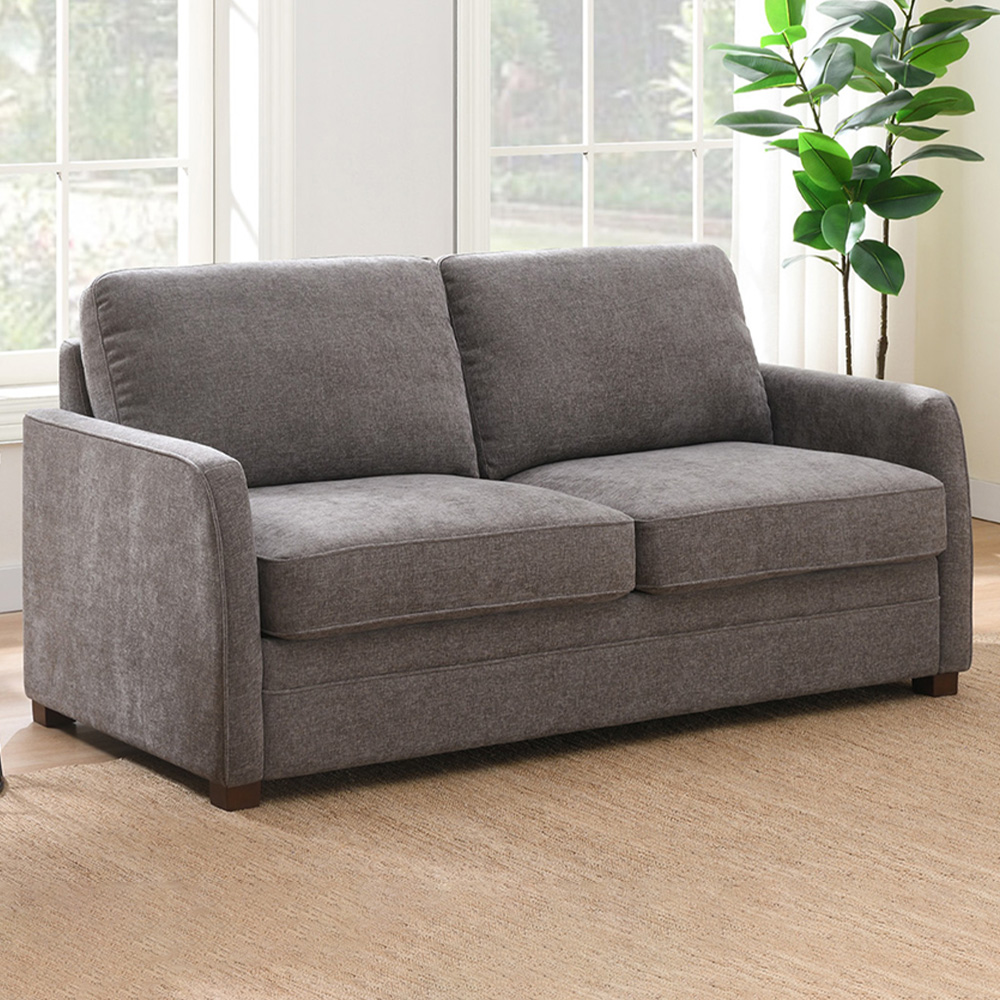 Canarsie 2 Seater Stone Full Foam Sofa Bed Image 1