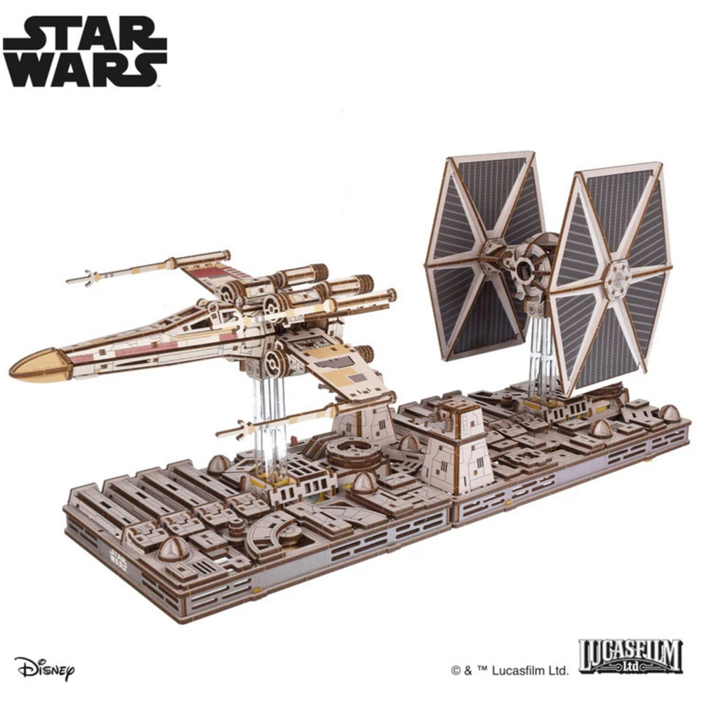 Ugears Star Wars Luke Skywalker X-Wing Starfighter Mechanical Model Image 2