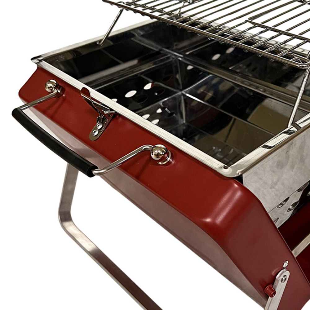 Foldable BBQ Grill - Red Image 2