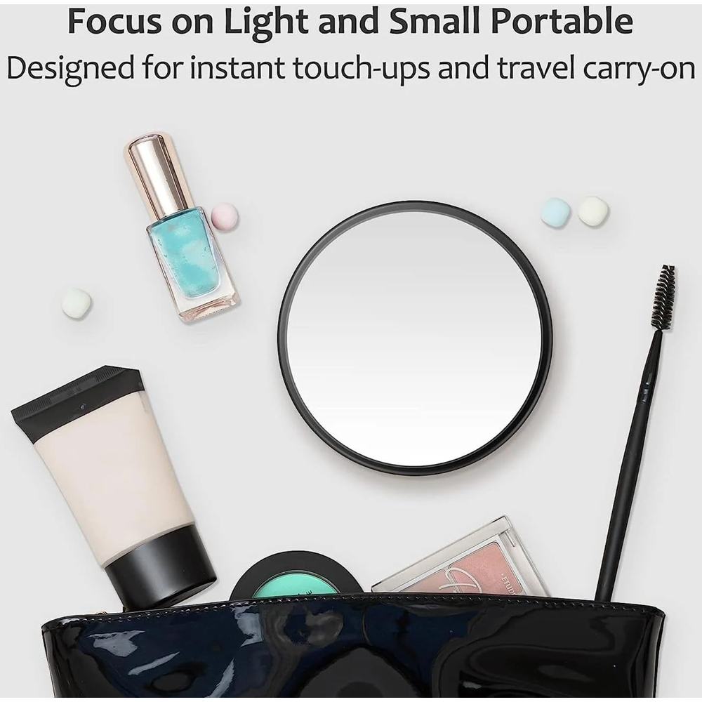 ATEK 20x Magnifying Pocket Vanity Tweezing Makeup Mirror Image 3