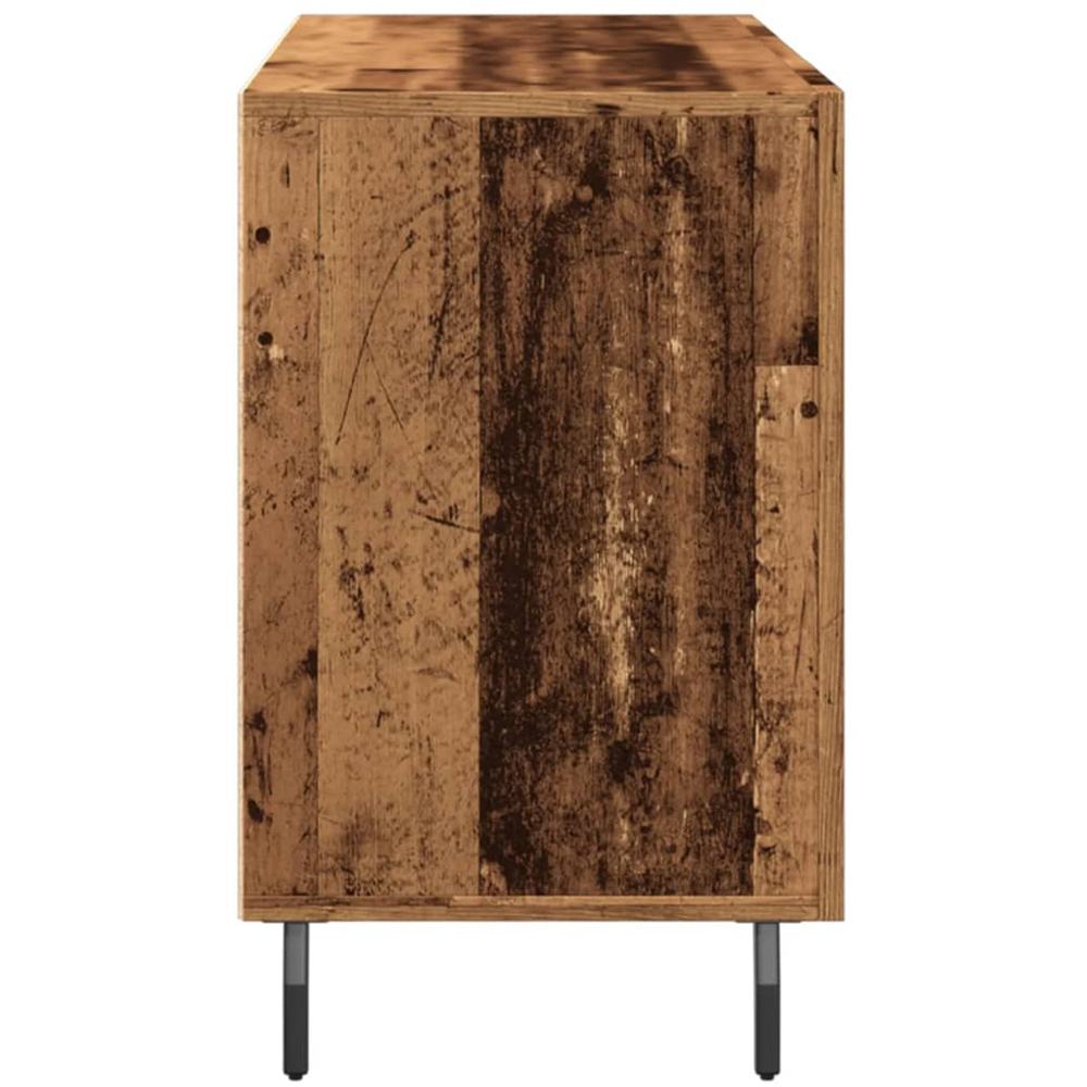 vidaXL 2 Door 2 Drawer Old Wood Wide Sideboard Image 6