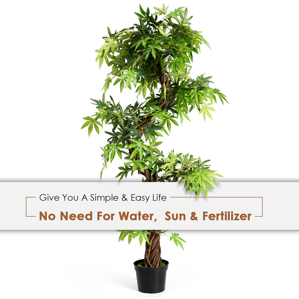 Costway Artificial Keel Red Vine Bonsai 5ft Image 8