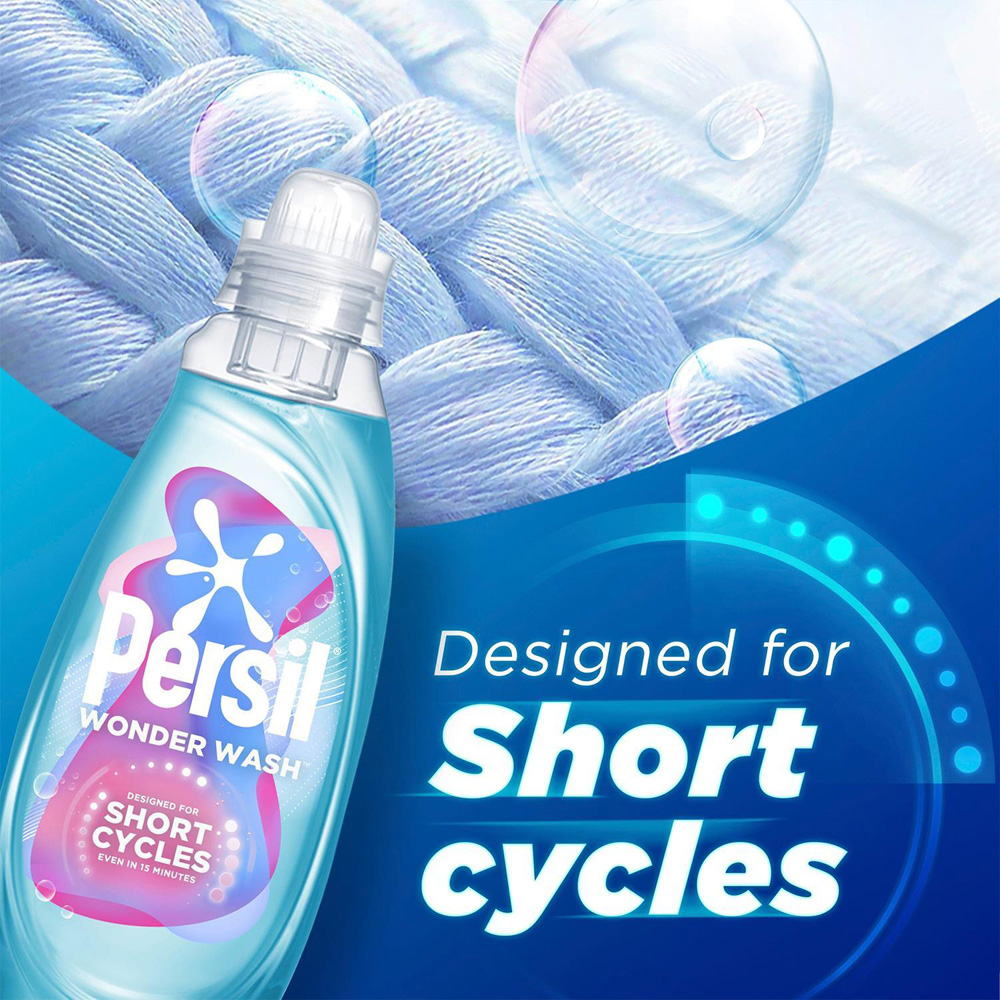 Persil Non Bio Sensitive Wonder Wash Liquid Laundry Detergent 31 Washes 837ml 8 Pack Image 8