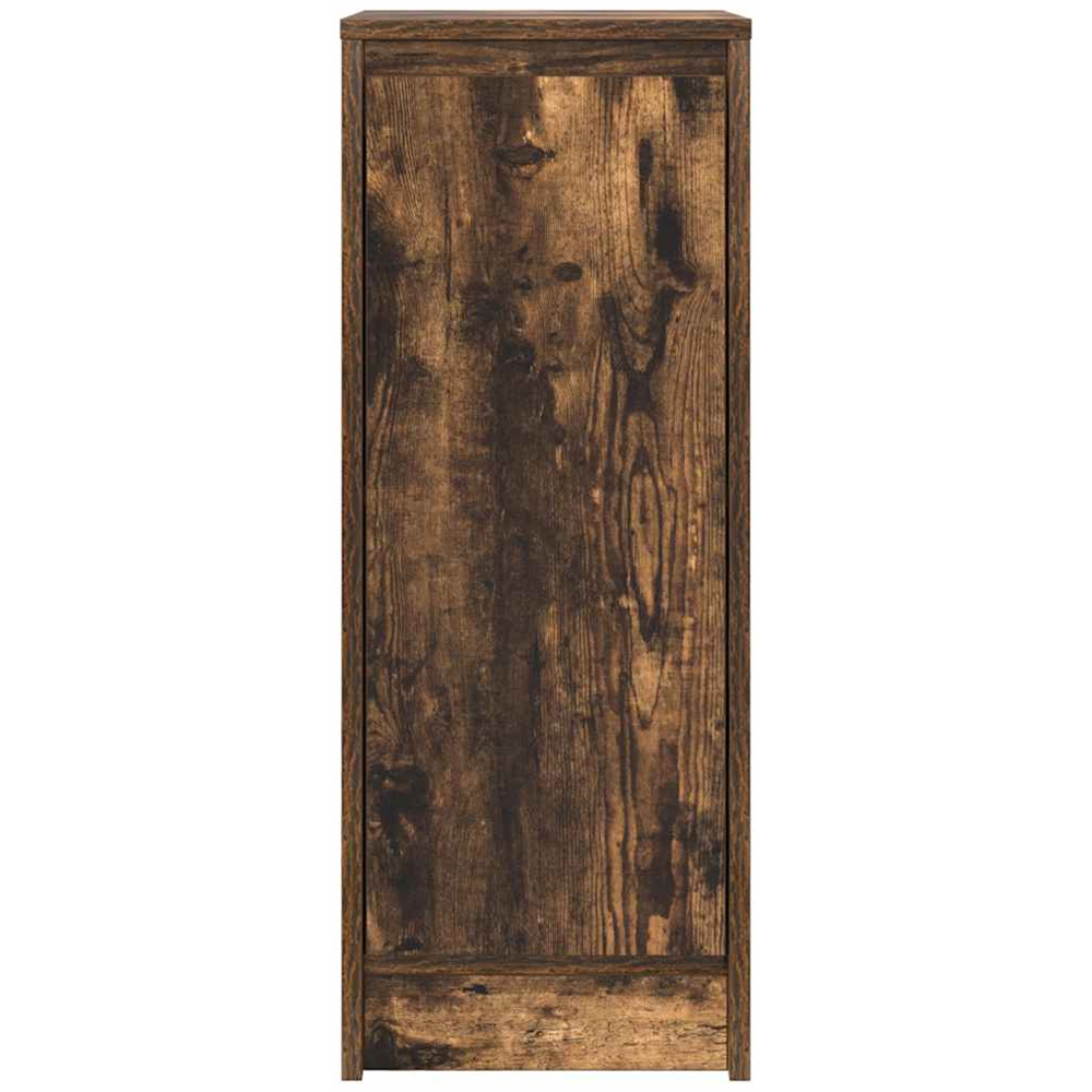 vidaXL Single Door Smoked Oak Sideboard Image 6