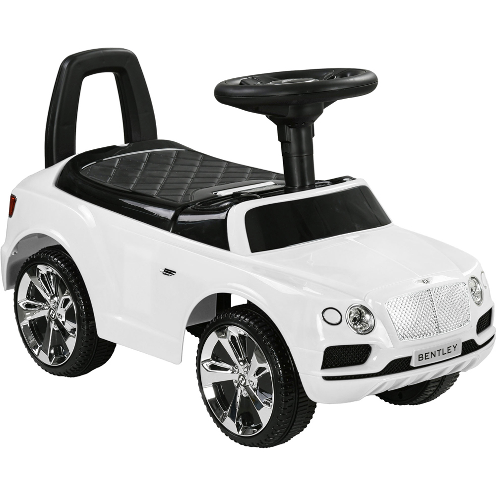 Tommy Toys Kids White Foot to Floor Bentley Licensed Ride On Car Image 1