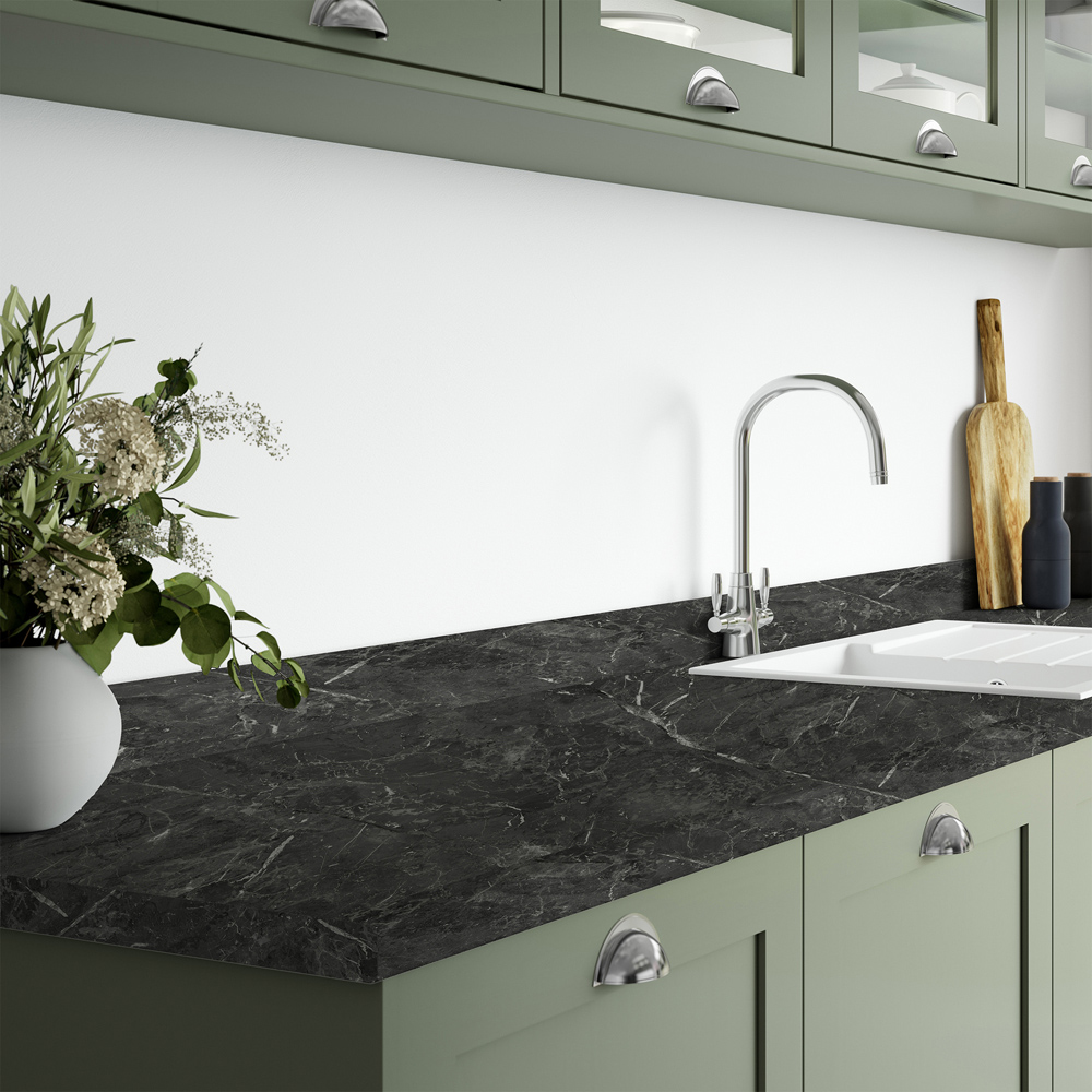 Wilsonart Marmo Nero Postformed Worktop 38mm Image 2