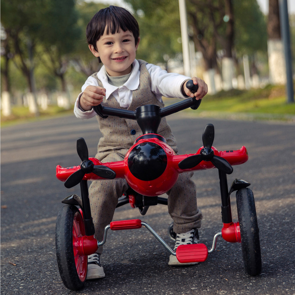 Winfun Ride-On Kids Rollplay Airplane Pedal Drifter Image 2