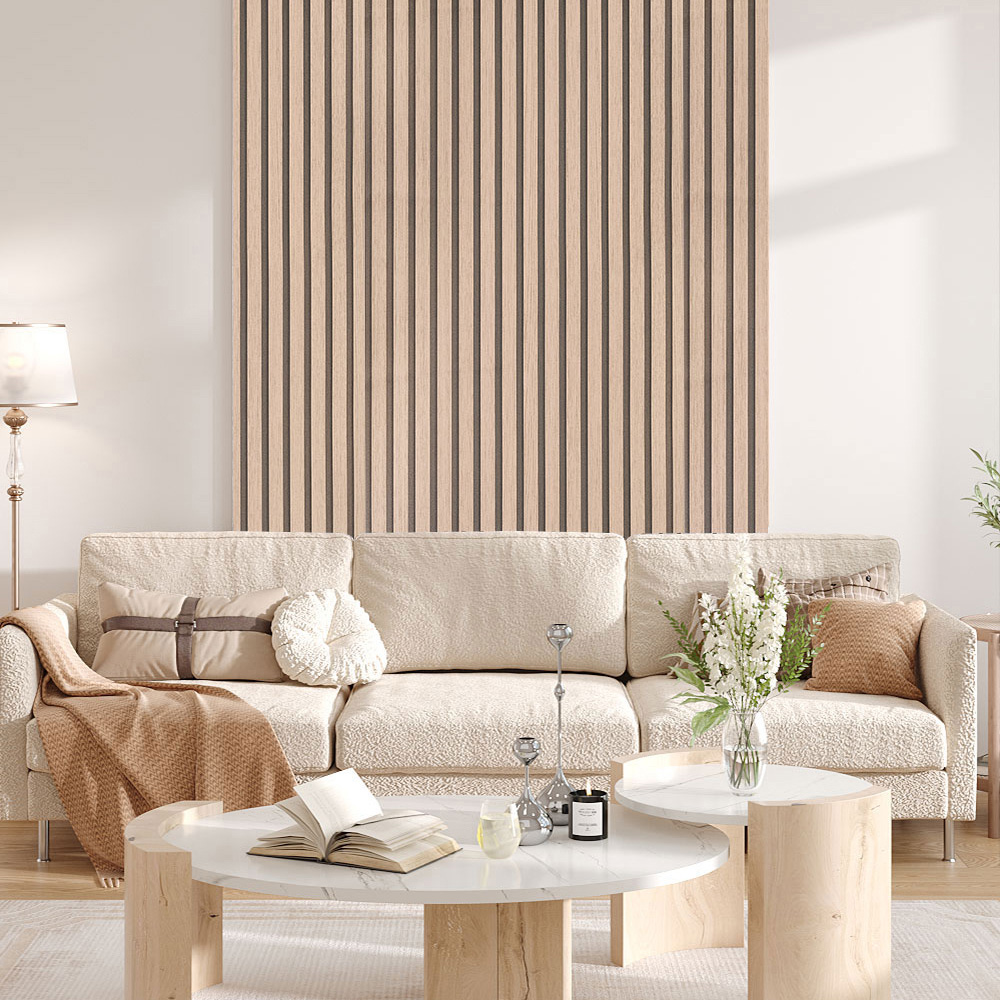 Living and Home 3D Wood Effect Yellow Self Adhesive Textured PVC Wallpaper Image 7