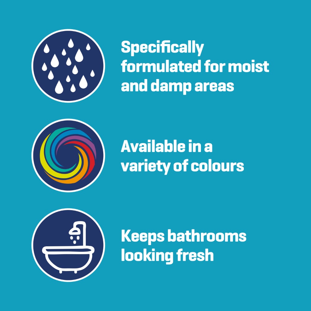 Johnstone's Bathroom Antique Cream Mid Sheen Emulsion Paint 2.5L Image 5