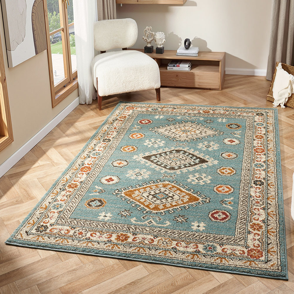 Portland HMC 5567 Blue Cashmere Rug 160 x 230cm Image 1