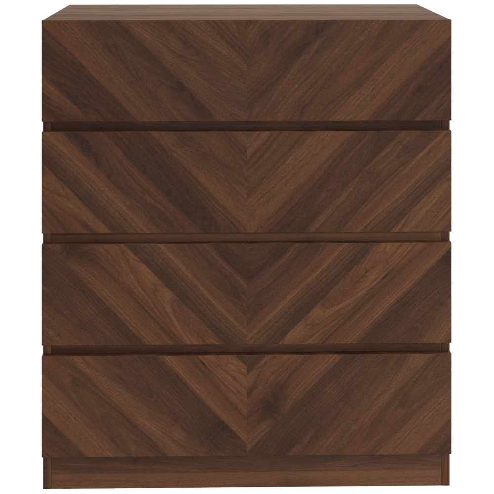 GFW Catania Royal Walnut 4 Piece Bedroom Furniture Set Image 4