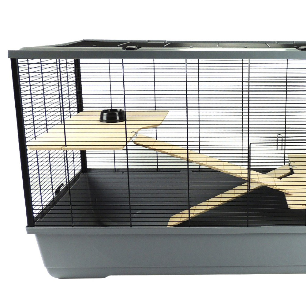 Little Friends The Langham XL Grey Animal Cage Image 2