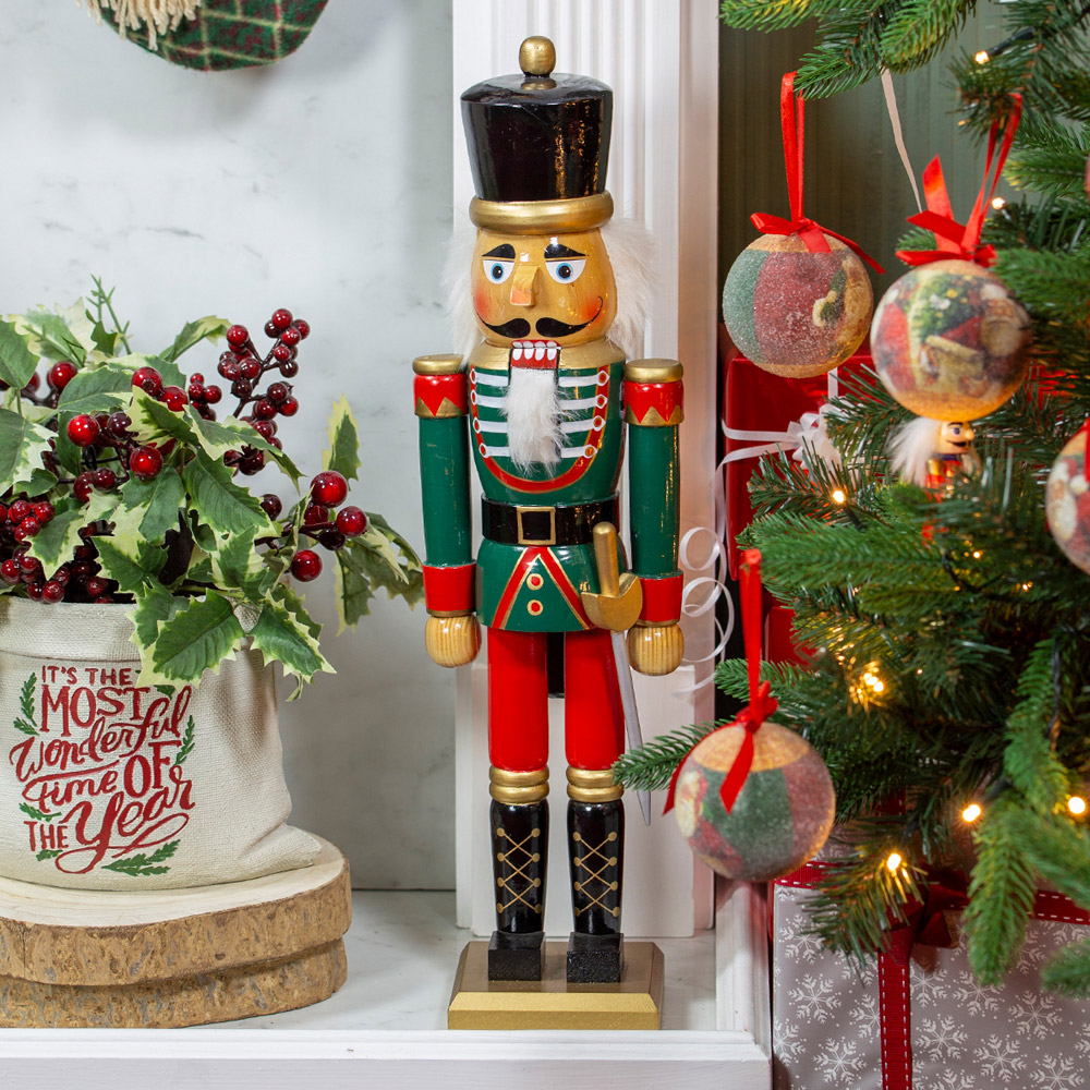 The Christmas Workshop Wooden Nutcracker Soldier 50cm Image 5