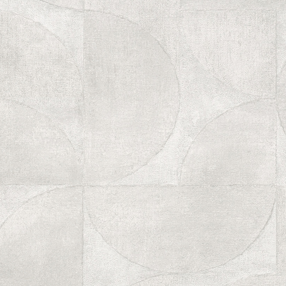 Galerie Perfecto 2 Rustic Circle Off White Wallpaper Image 1