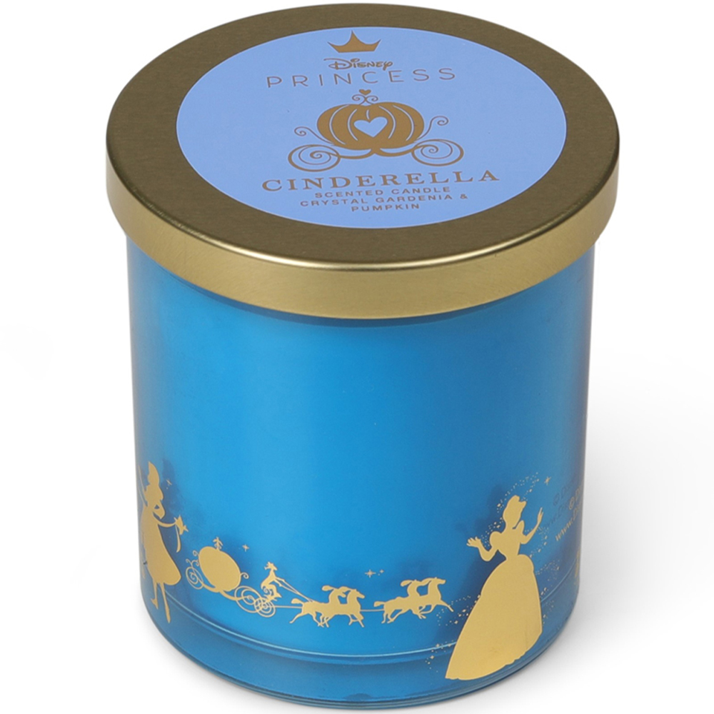 Disney Princess Cinderella Crystal Gardenia and Pumpkin Scented Candle 213g Image 4