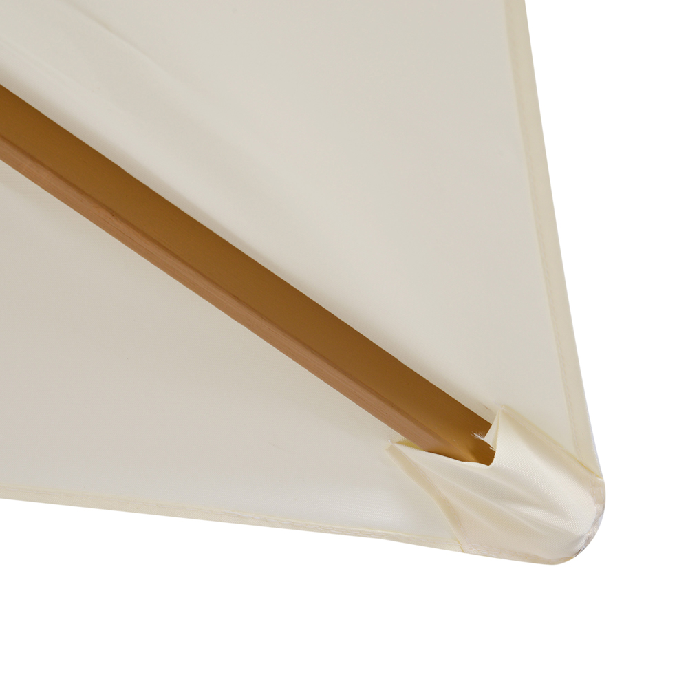 Outsunny Cream Parasol 3m Image 3