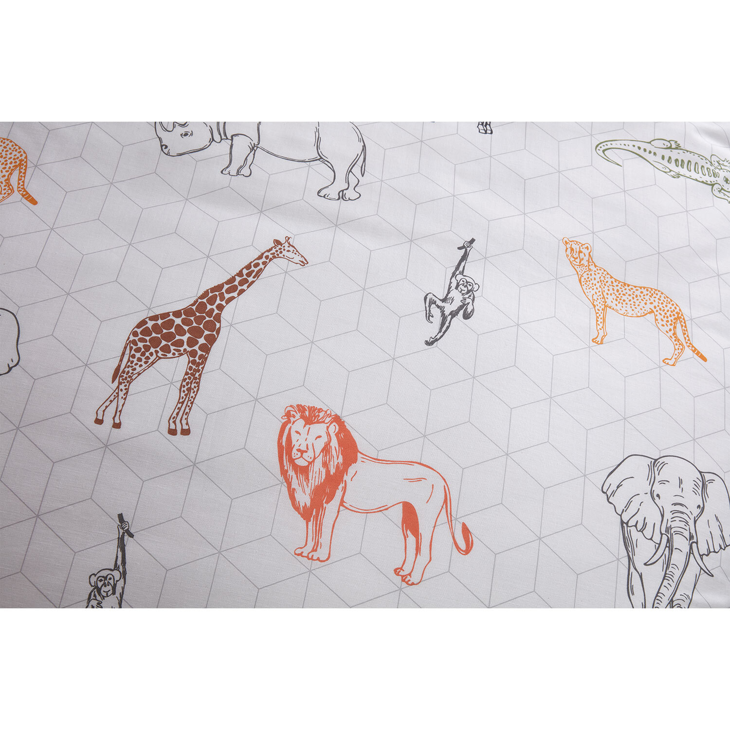 Single Safari Animals Duvet and Pillowcase Set Image 6