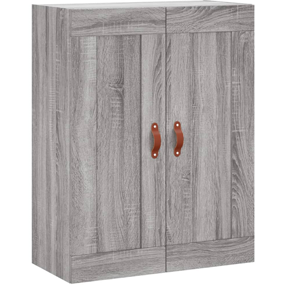 vidaXL 3 Door 3 Drawer Grey Sonoma Highboard with Metal Legs Image 4