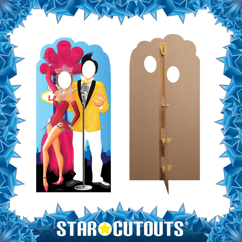 Star Cutouts Vegas Couple Stand In Cutout 6.4ft Image 5