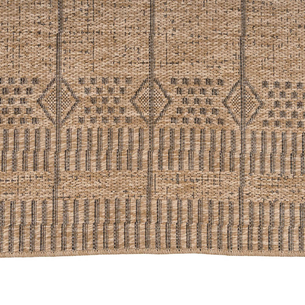 Kukoon Kai Neutral and Black Flat Scandi Rug 240 x 330cm Image 6