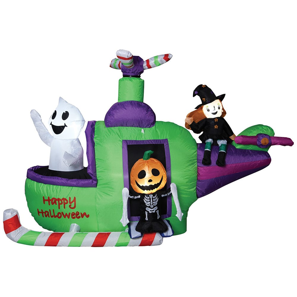 Halloween Helicoptor Inflatable Multicolour Image 1