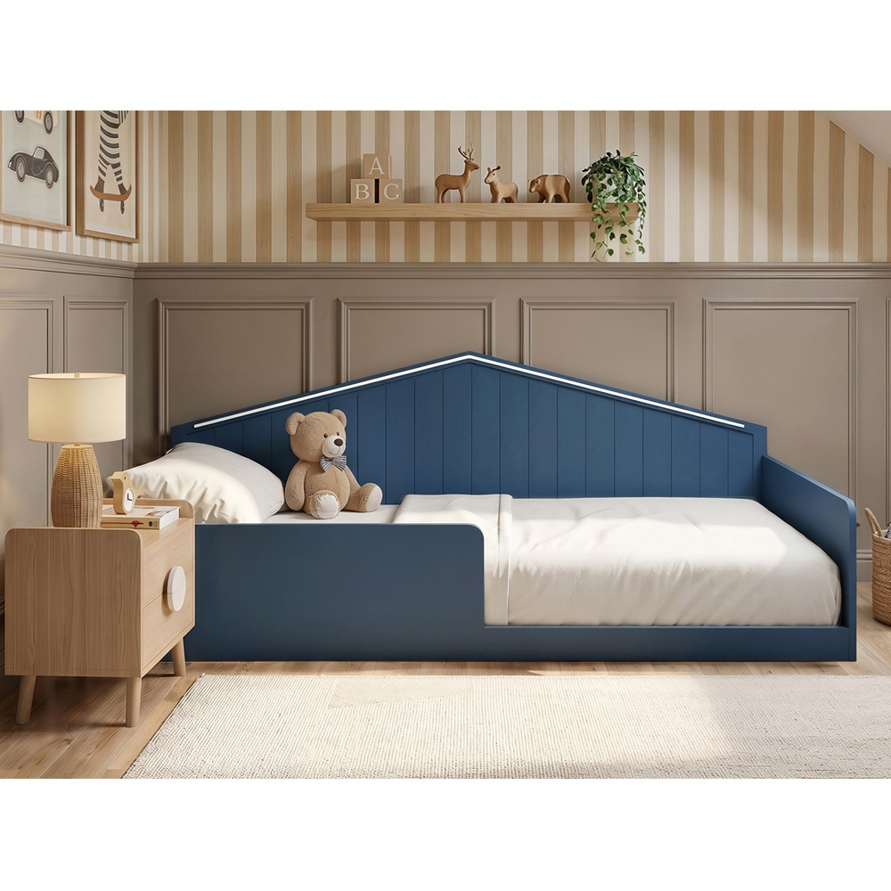 Flair Wilbur Small Double Navy Montessori Bed Image 5