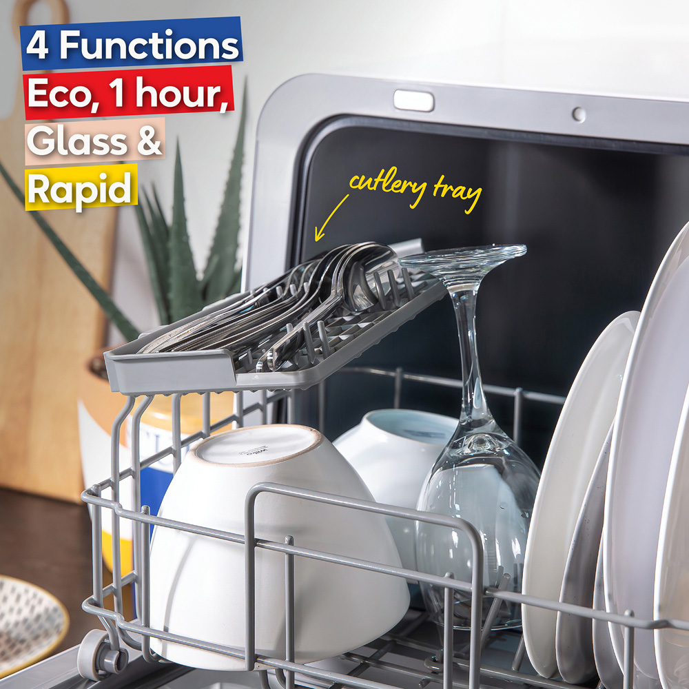 Russell Hobbs RH2TTDW101W White Dishwasher Image 6