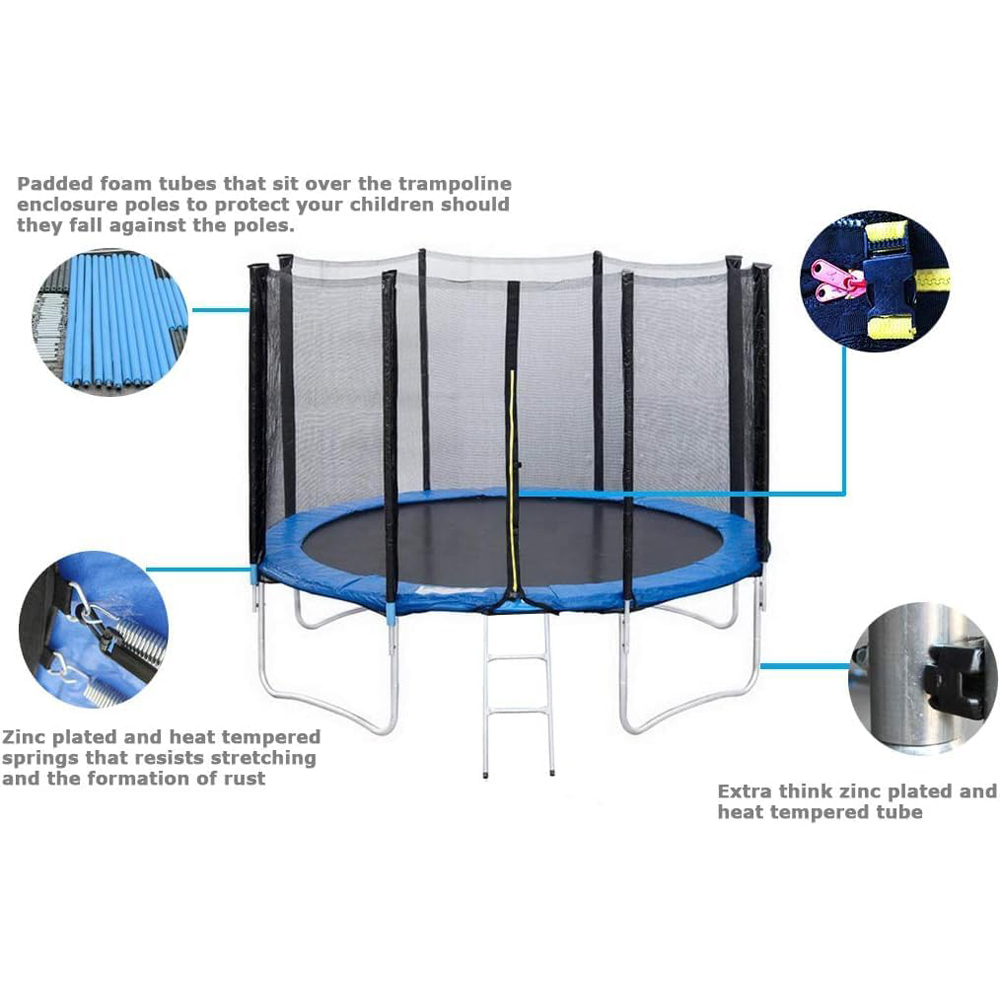 Kids Trampoline with Safety Net Enclosure 6ft Image 3
