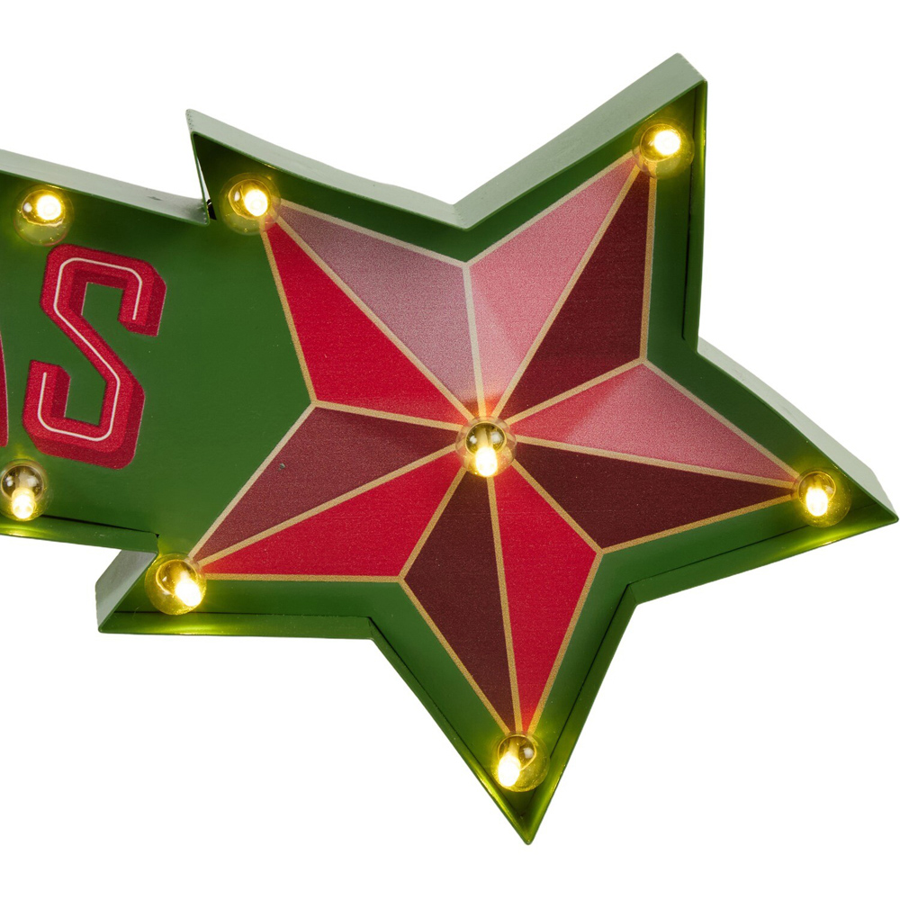 LED Christmas Star Sign Image 4