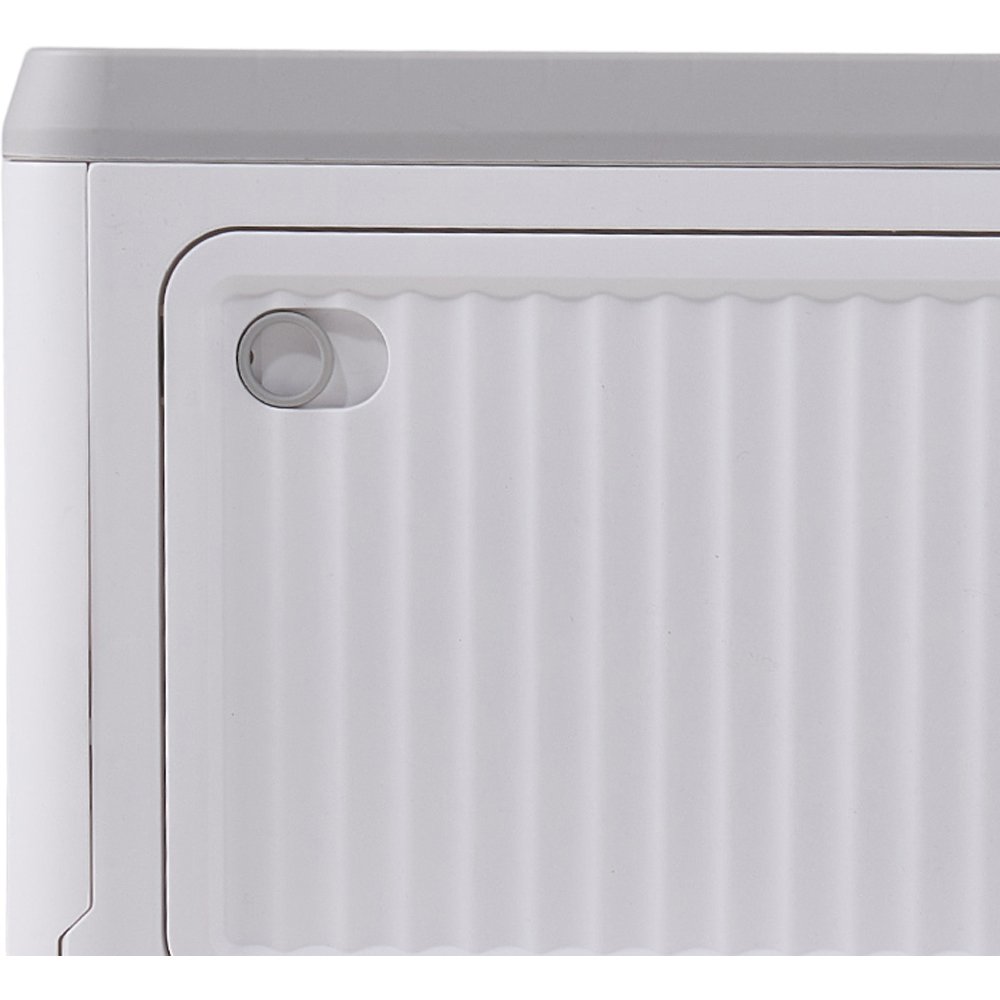 Living and Home 3 Way Access Grey Plastic Storage Box with Wheels 54 x 36cm Image 5