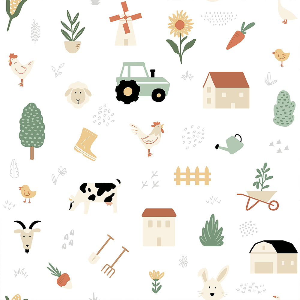 Muriva Country Farm Multi Wallpaper Image 1