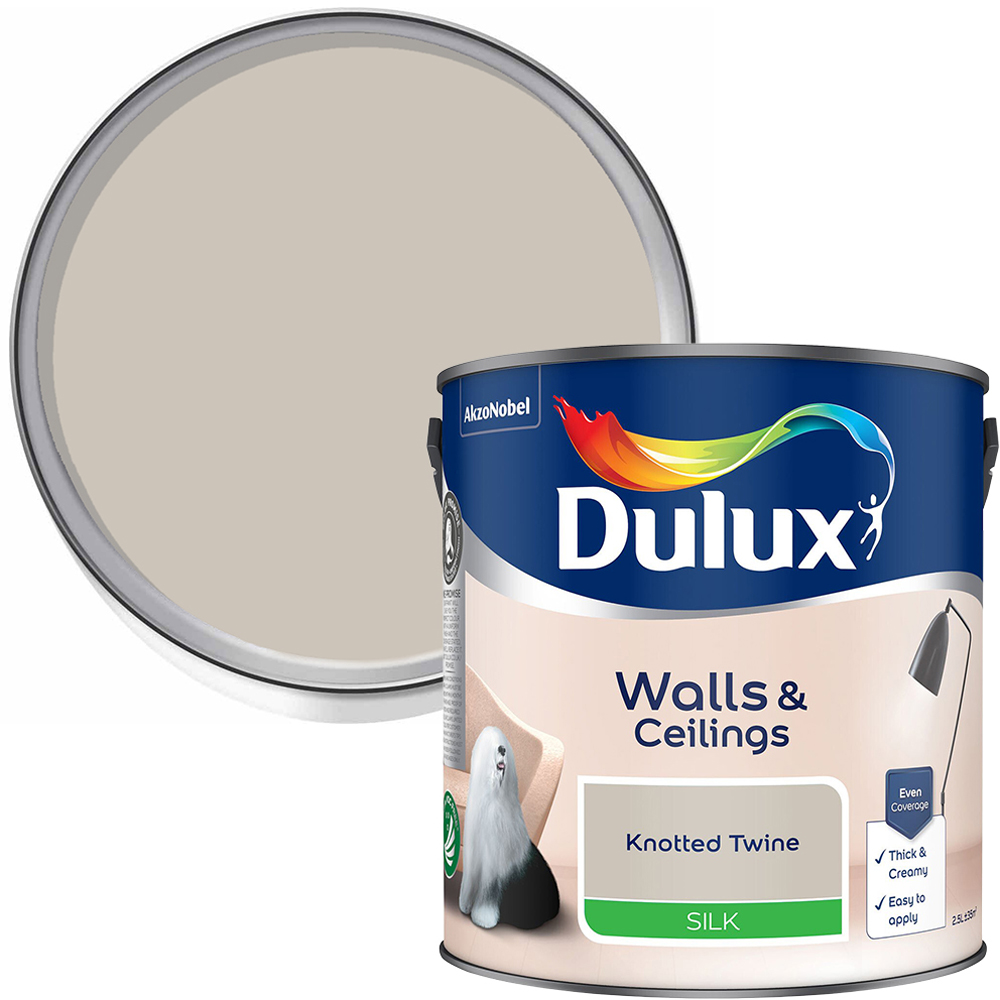 Dulux Silk Emulsion Paint - Knotted Twine / 2.5l Image 1