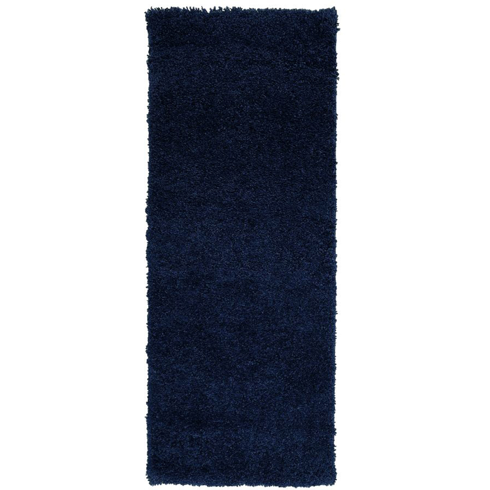 Homemaker Jazz Navy Shaggy Runner 60 x 110cm Image 2