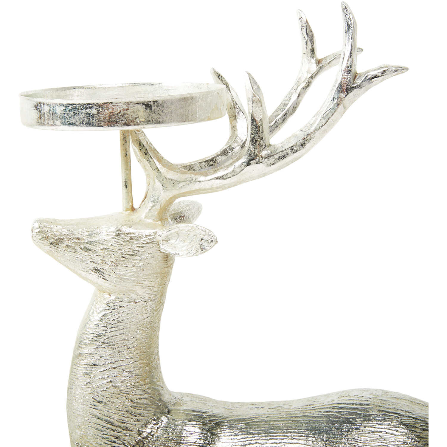 Deer Candle Holder Silver - Silver Image 6
