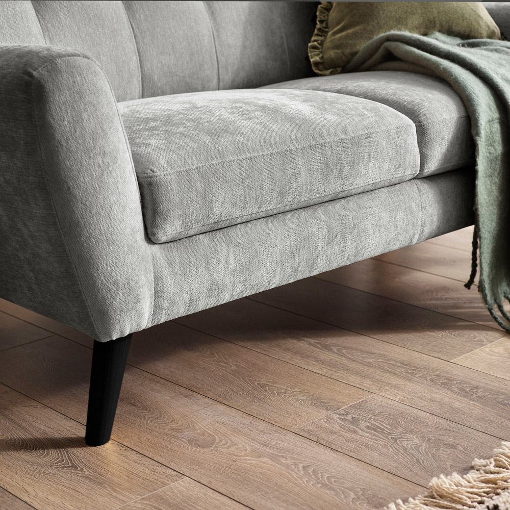 Julian Bowen Monza 2 Seater Dove Fabric Sofa Image 7