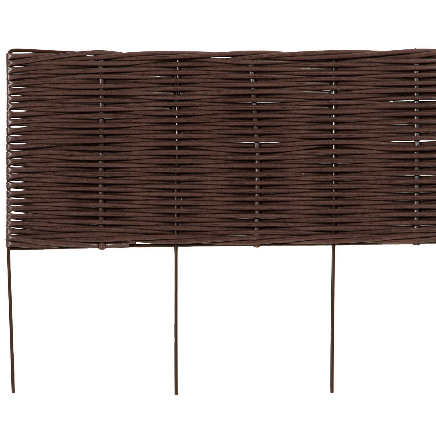 Faux Rattan Edging - Brown Image 6