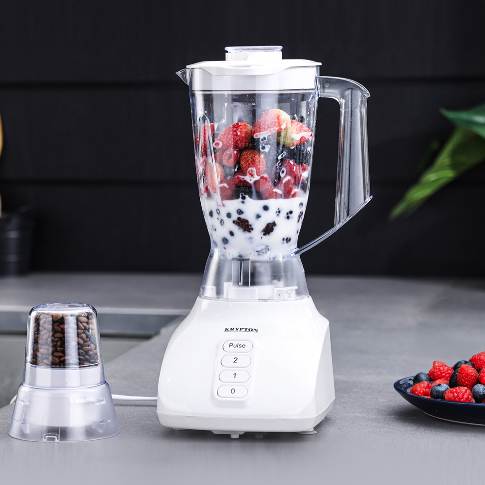 Krypton KNB6602UK-WT White 1.6L 2-in-1 Food Jug Blender Image 2