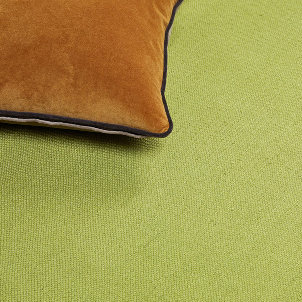 Hug Rug Green Plain Woven Rug 120 x 170cm Image 4