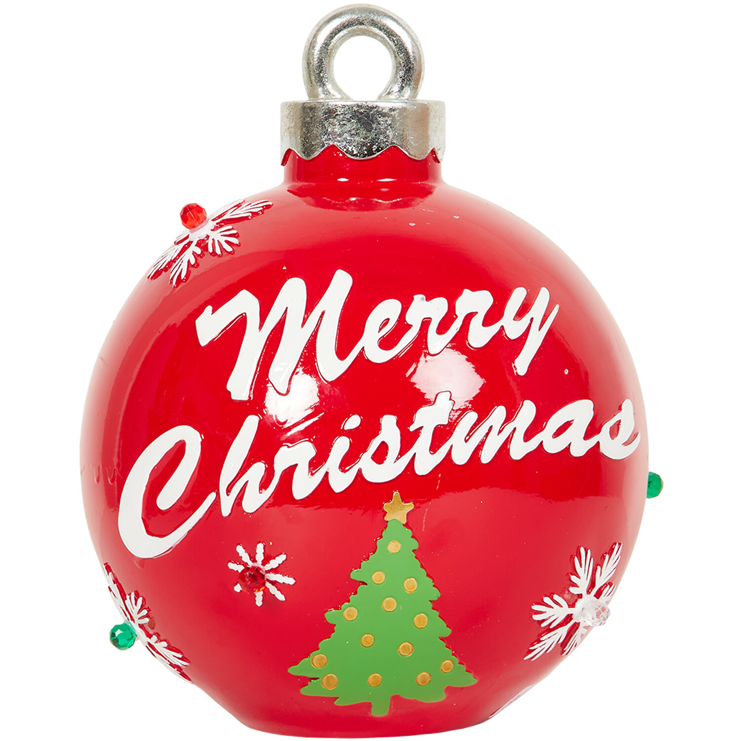 Merry Christmas Tree LED Bauble Image 1