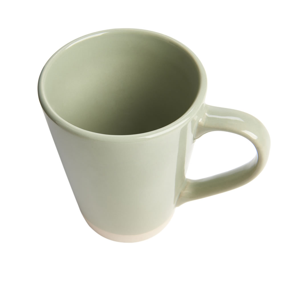 Wilko Green Dipped Mug Image 2