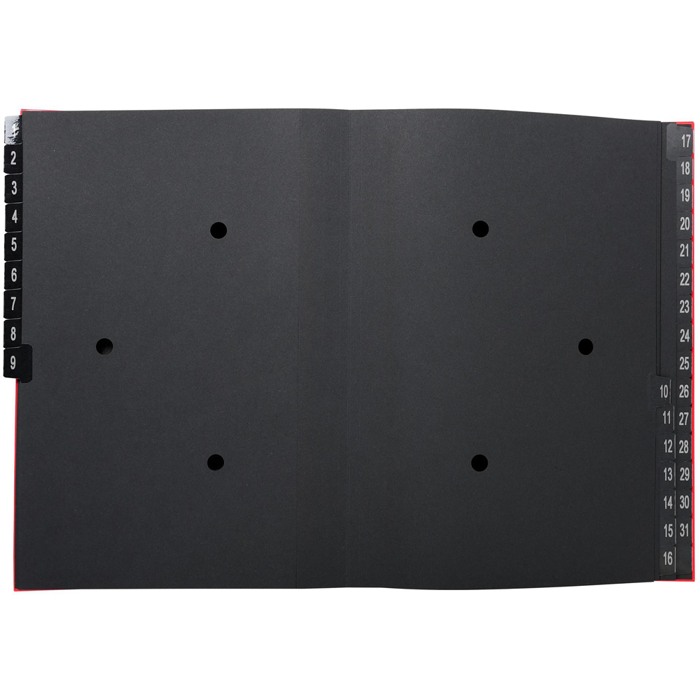 Exacompta 32 Sections Red A4 Multi Part File 6 Pack Image 4
