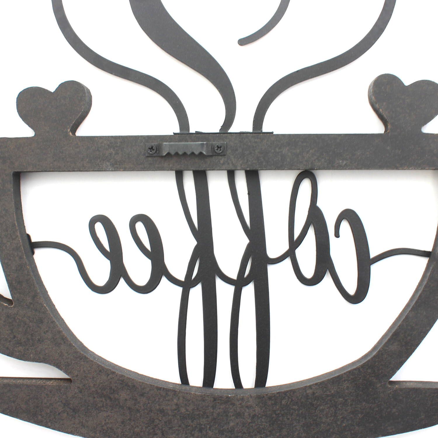 Silhouette Coffee Cup Plaque - Black Image 3