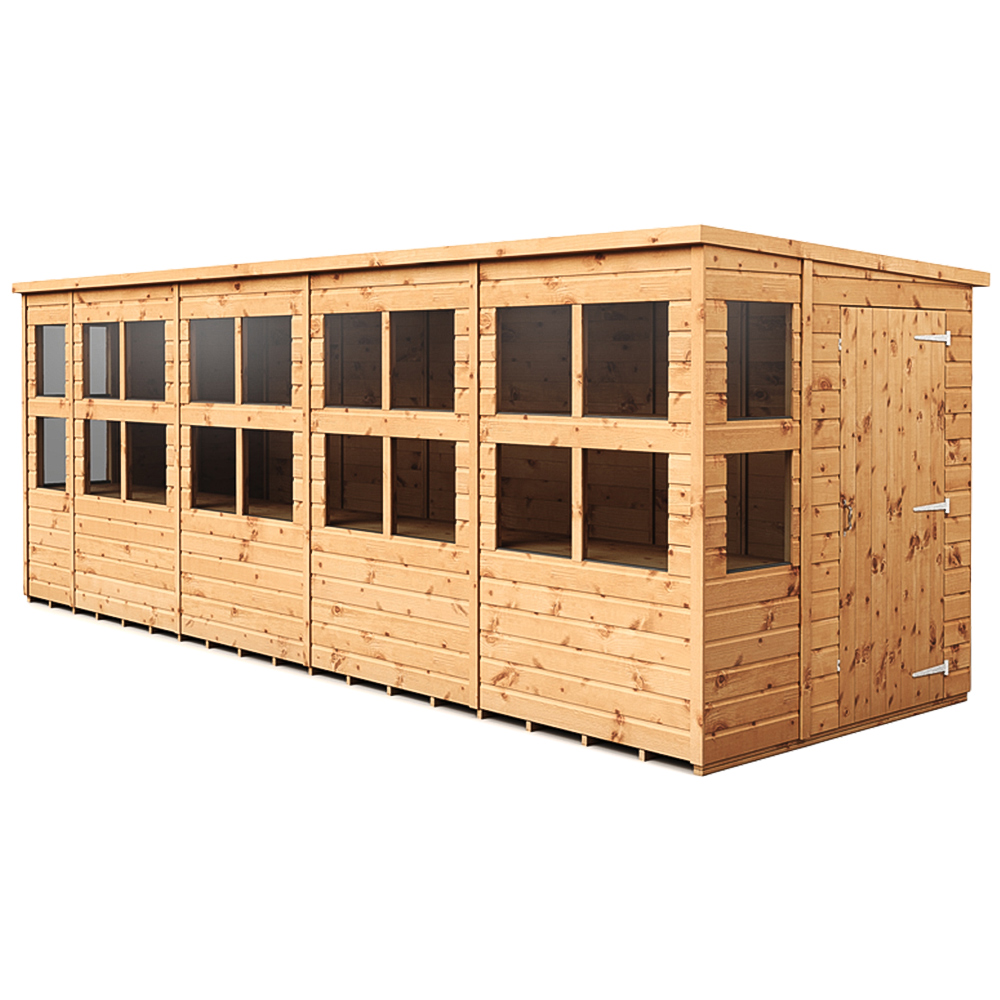 Empire Sheds 18 x 6ft Tongue and Groove Pent Potting Garden Shed Image 1
