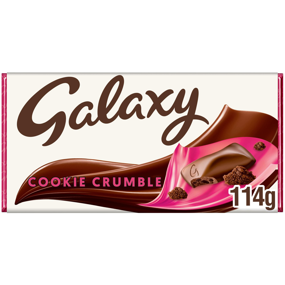 Galaxy Cookie Crumble Bar 114g Image