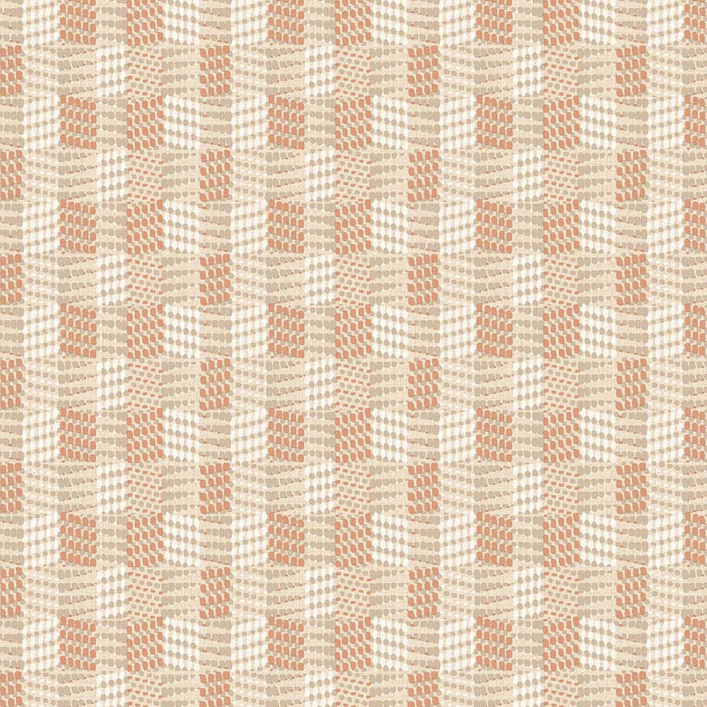 Belgravia Decor Zambaiti Parati Marrakech Dot Geo Soft Terracotta Wallpaper Image 1