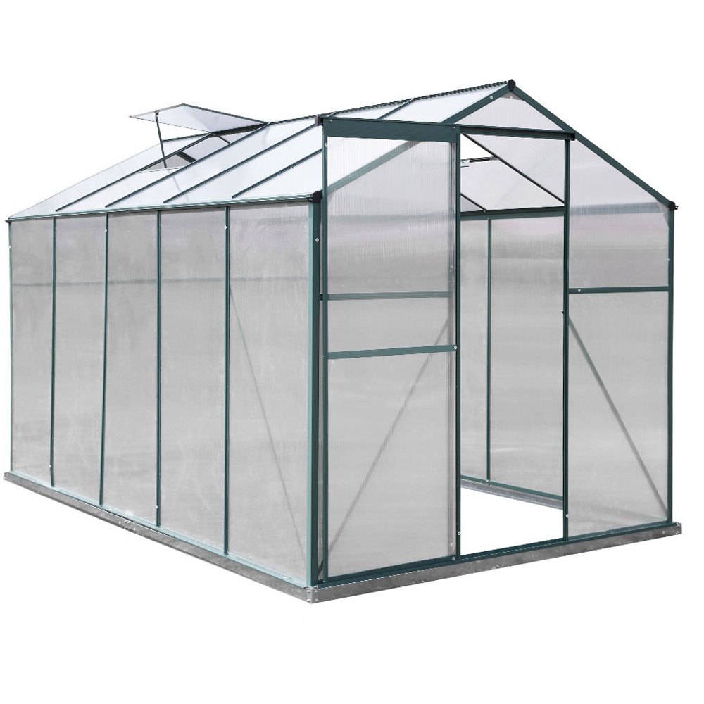 Living and Home Aluminium Frame 6 x 10ft Greenhouse Image 3