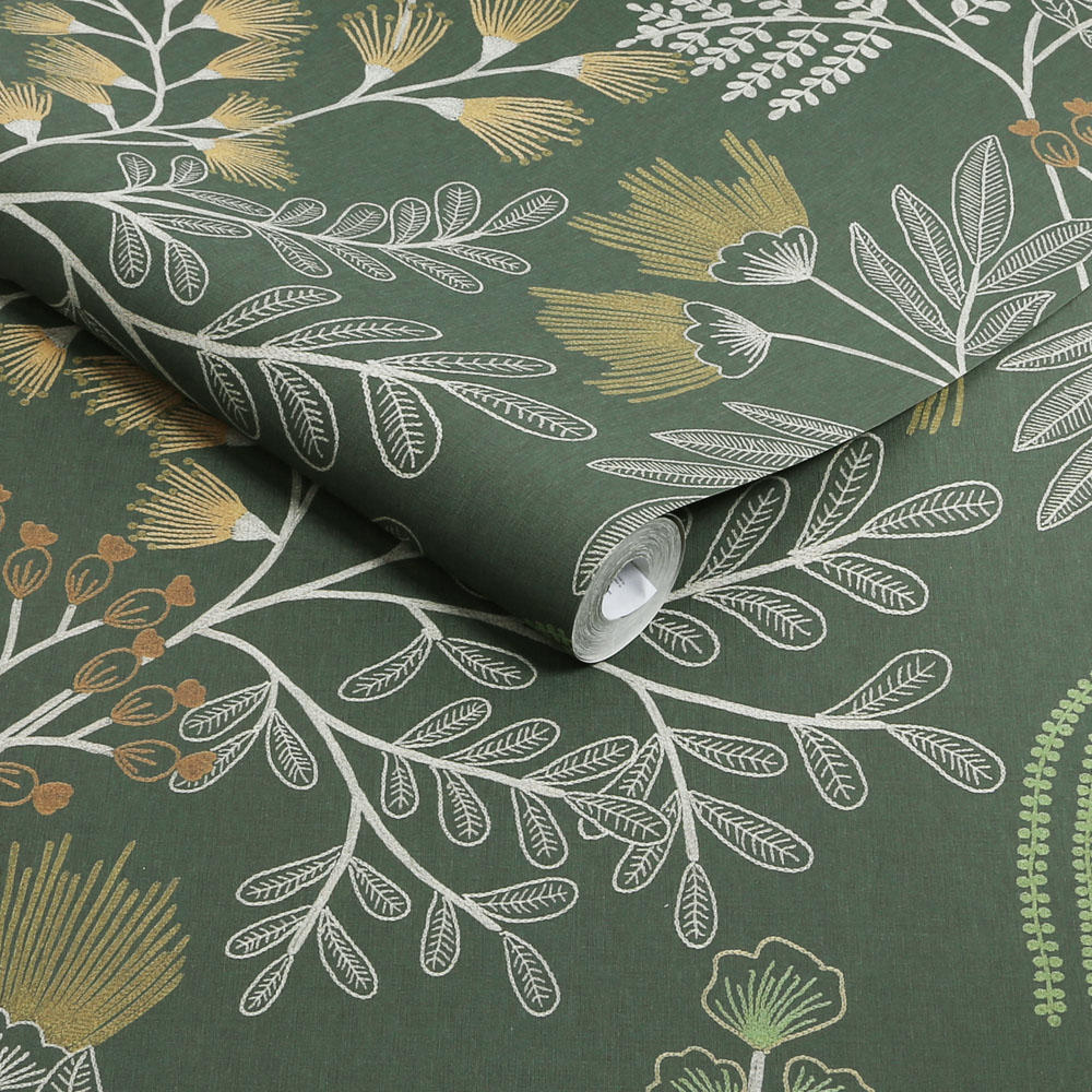 Superfresco Easy Richmond Forest Green Wallpaper Image 2